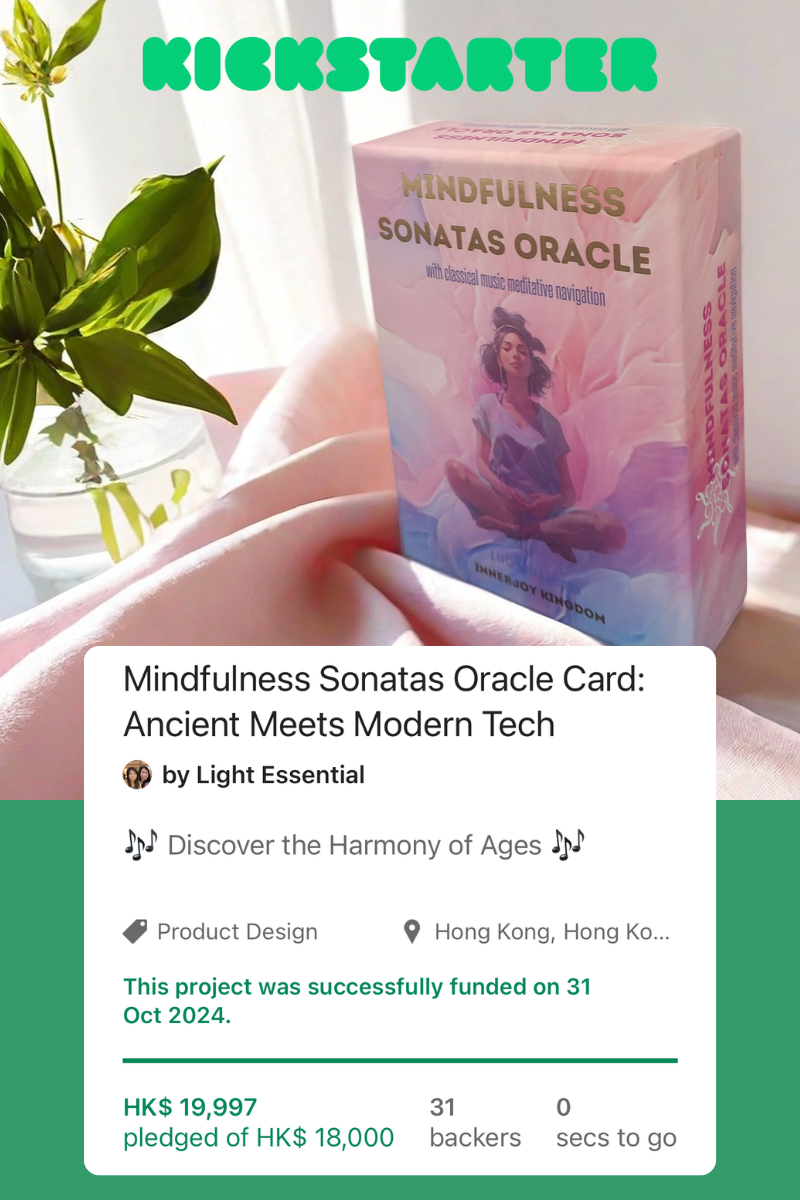 Mindfulness Sonatas Oracle Card