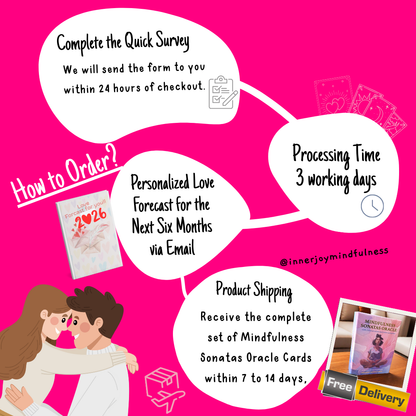 💖 2026 Love Sneak Peek | Personalized 6-Month Forecast ＋ A full Set Mindfulness Sonatas Oracle Card |  Worldwide Free Ship
