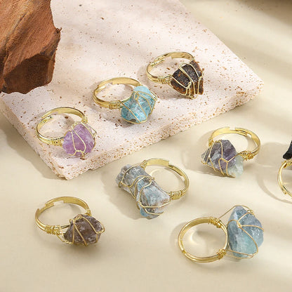 Crystal Essence Healing Rings