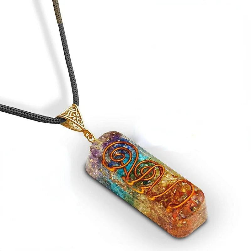 Chakra Healing Crystal Necklace