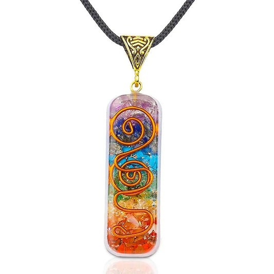 Chakra Healing Crystal Necklace